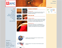 Tablet Screenshot of amctransport.com
